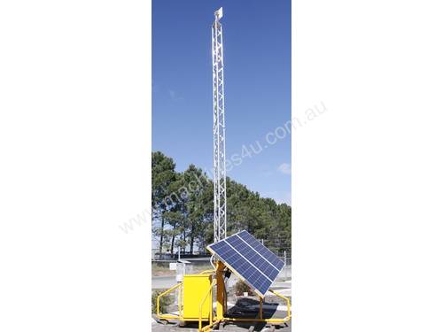 Communications tower, microwave, solar, battery
