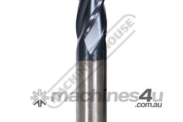 4FSS-16 16mm Metric End Mill HSS with 5% Cobalt TiAIN Coating