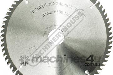 Saw Blade - 210mm x 72T 72 Teeth Suits PL-75 Plunge Saw