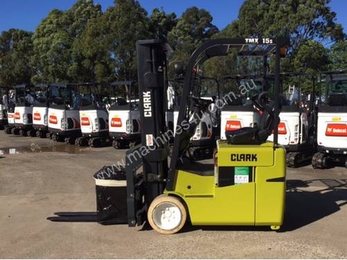 Clark TMX15S Battery Electric Forklift Space-Saver