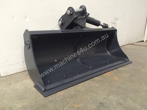 NEW : TILTING BATTER MUD BUCKET EXCAVATOR ATTACHMENT FOR HIRE