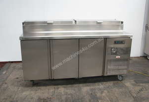 Commercial 3 Door Refrigerated Counter Fridge