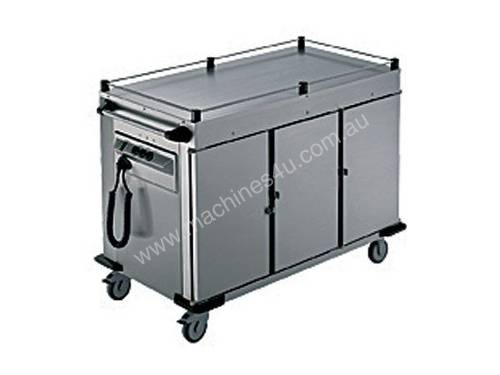 Rieber NORM-III-0 - 3 x Heated Cabinets Mobile Food Transport Trolley