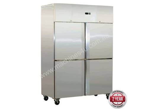F.E.D. SN1000BTM GRAND ULTRA Split S/S 4 Door Upright Freezer 1000L