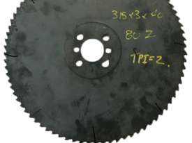 Cold Saw Blade HSS 315Ø x 3 x 40mm Bore 80T - picture0' - Click to enlarge