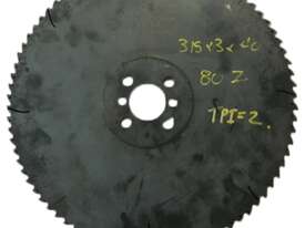 Cold Saw Blade HSS 315Ø x 3 x 40mm Bore 80T - picture1' - Click to enlarge