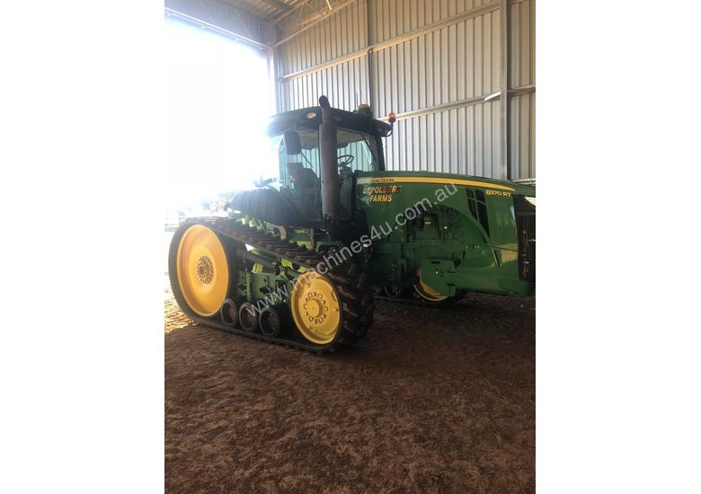 caption John Deere 8370RT Tracked Tractor