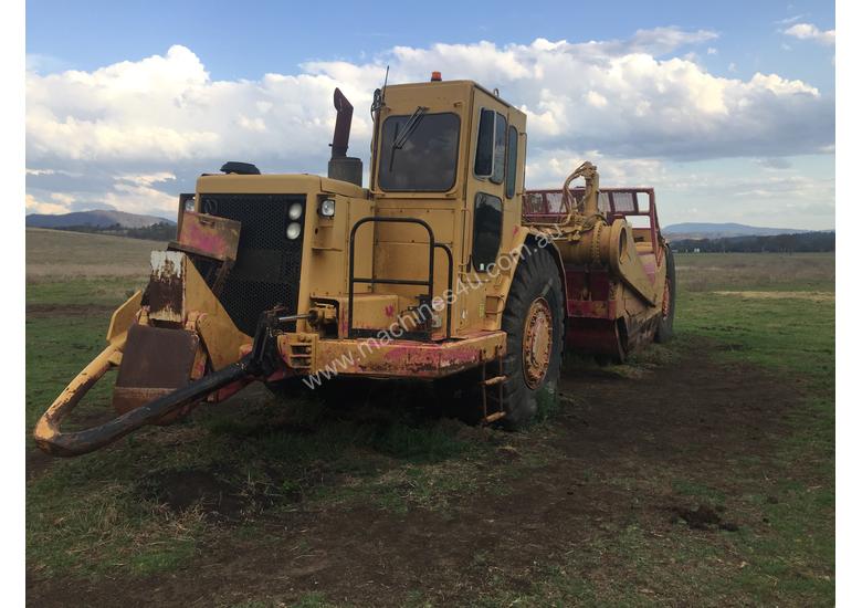 caption 637D CAT Scraper - Twin Power Push Pull