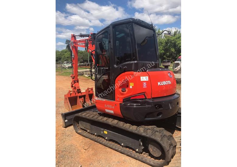 Hire 2018 Kubota U554 Mini Excavators in , Listed on Machines4u