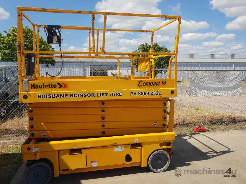 Used 2012 haulotte COMPACT 14 Scissor Lift in ARCHERFIELD, QLD