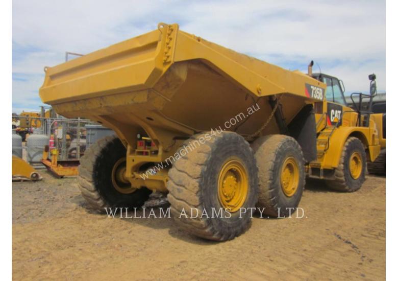 caption CATERPILLAR 735B Articulated Trucks