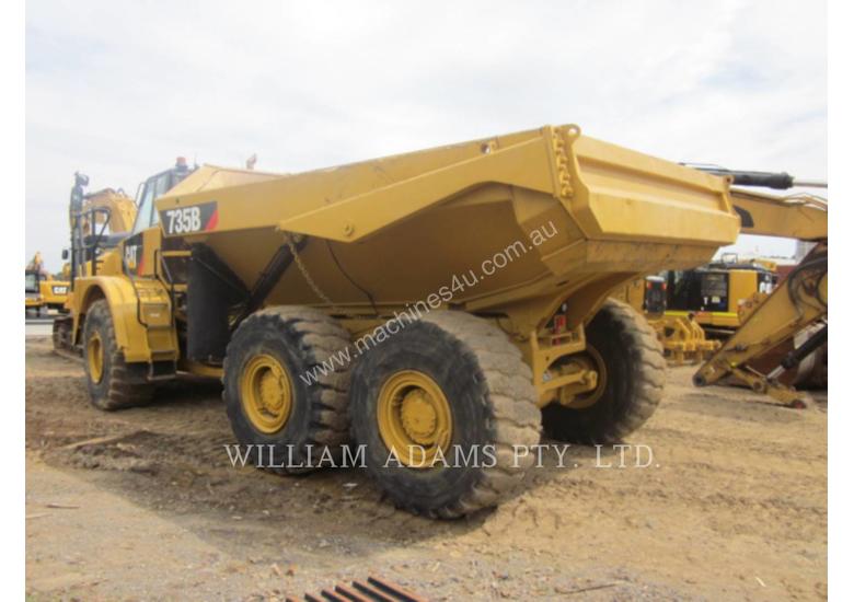 caption CATERPILLAR 735B Articulated Trucks