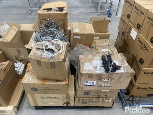 Pallet Lot of Assorted Electrical Components