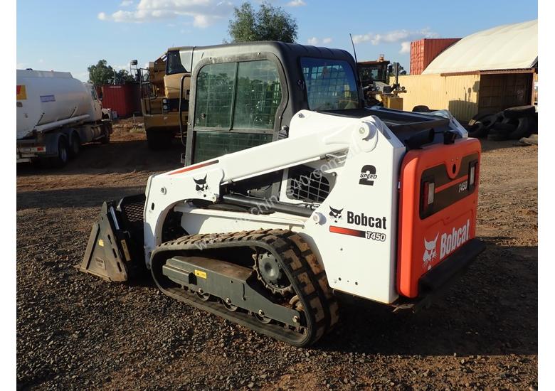 caption Bobcat T450 Tracked Skidsteer Loader