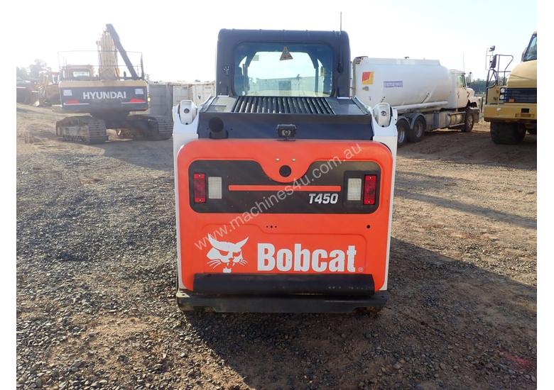 caption Bobcat T450 Tracked Skidsteer Loader