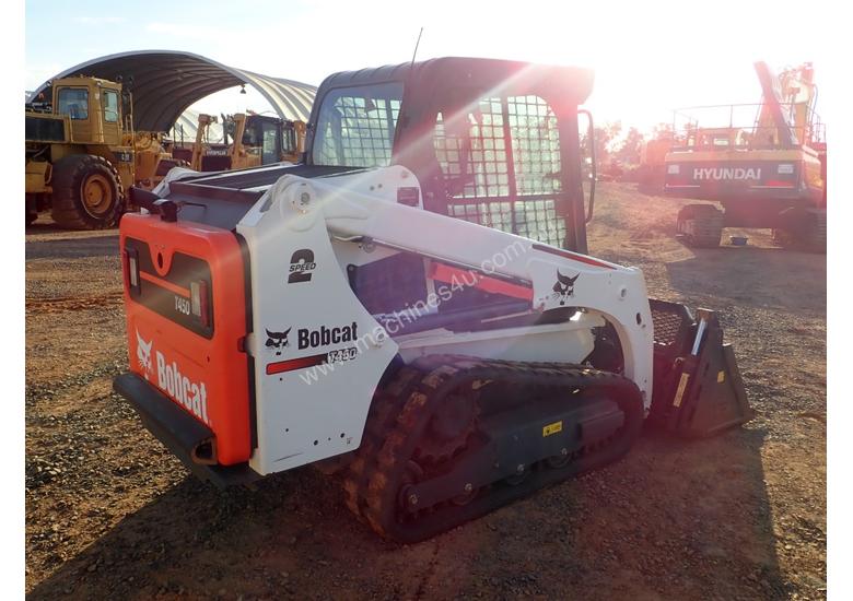 caption Bobcat T450 Tracked Skidsteer Loader