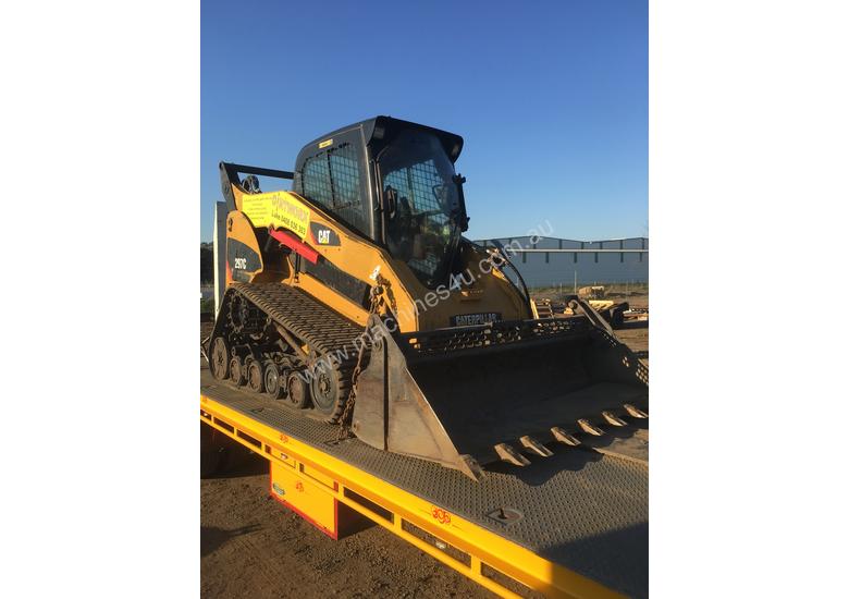caption Used CAT 297C Skid Steer
