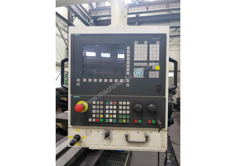 caption 2009 Hwacheon MEGA 100x6000 CNC Lathe