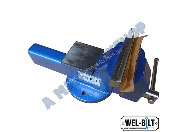 New Wel Bilt Bench Vice 125mm With Anvil Cast Steel Vices In