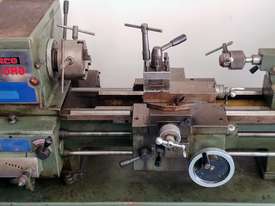 Demco Record Metal Centre Lathe with Bench In Working Condition With Accessories - picture0' - Click to enlarge