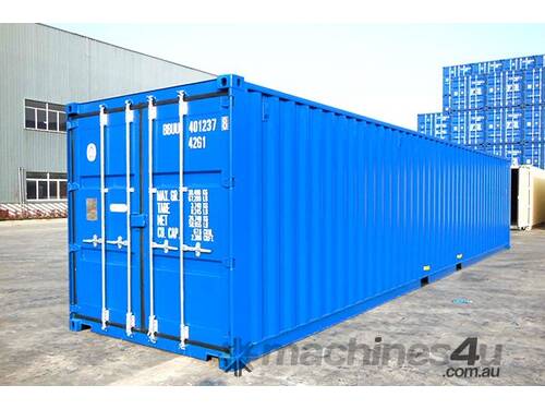 New 40 Foot High Cube Shipping Container in Stock Brisbane