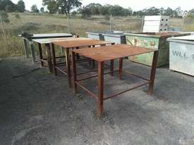 Custom 4 X Metal Work Bench - picture0' - Click to enlarge