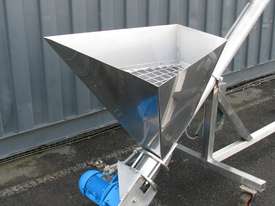 Stainless Steel Hopper Feeder Auger Screw Conveyor - picture0' - Click to enlarge