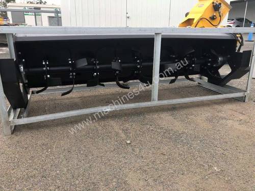 Rotary Cultivator Skid Steer Attachment