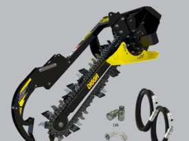 Digga Mini Loader Bigfoot Trencher 900mm with 150mm Combo Chain - picture2' - Click to enlarge