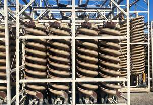 M&Q EQUIPMENT - MINERAL TECHNOLOGIES WW6E SPIRALS M&Q EQUIPMENT - MINERAL TECHNOLOGIES WW6E SPIRALS