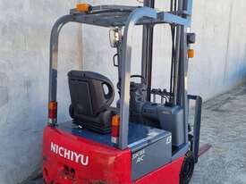 Nichiyu 1.3T Electric 3 Wheel Counterbalance Forklift - picture0' - Click to enlarge