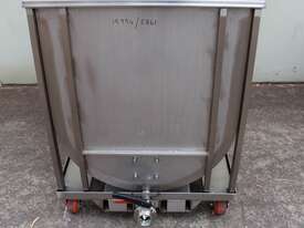 Stainless Steel Mobile Feed Hopper. - picture5' - Click to enlarge