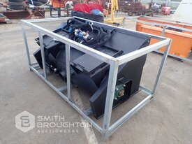 1330MM HYDRAULIC CONCRETE MIXER BUCKET TO SUIT SKID STEER (UNUSED) - picture0' - Click to enlarge