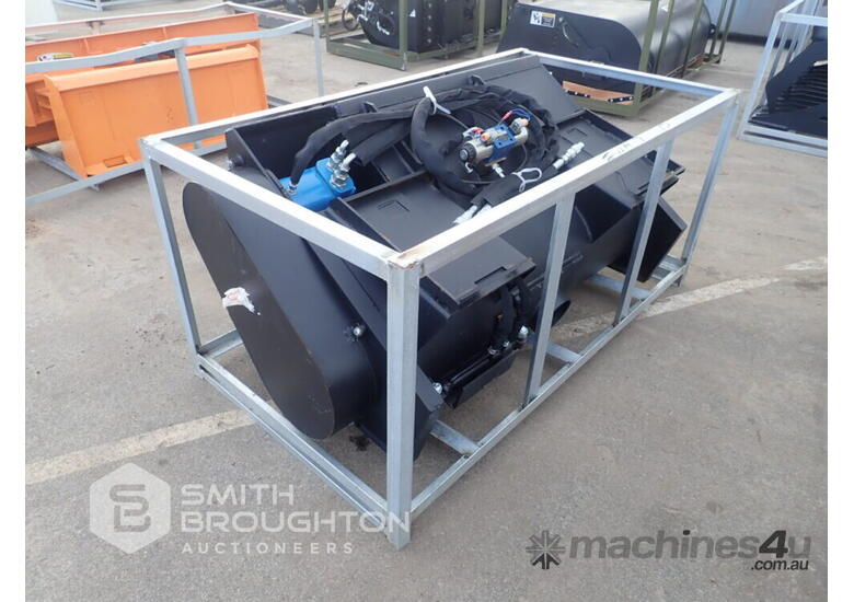 Used 1330MM HYDRAULIC CONCRETE MIXER BUCKET TO SUIT SKID STEER UNUSED