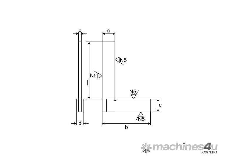 caption Precision Square 150mm (6