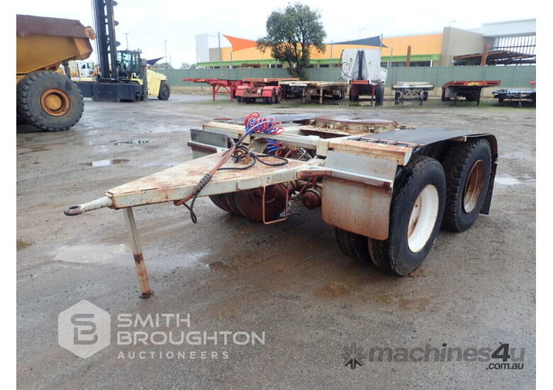 Buy Used CUSTOM BUILT TANDEM AXLE CONVERTER DOLLY Dolly Trailer