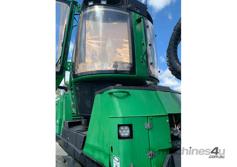 caption John Deere 1910E Forwarder Forestry Equipment