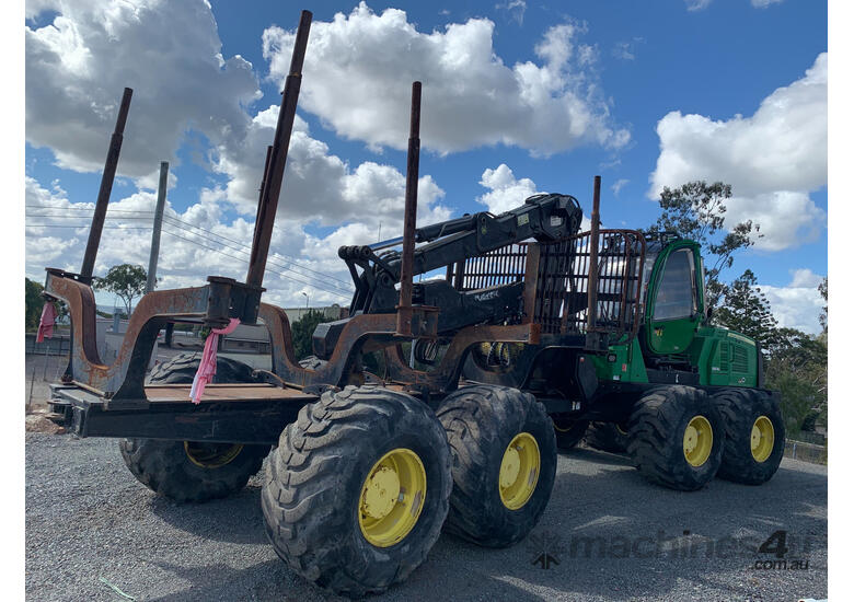 caption John Deere 1910E Forwarder Forestry Equipment