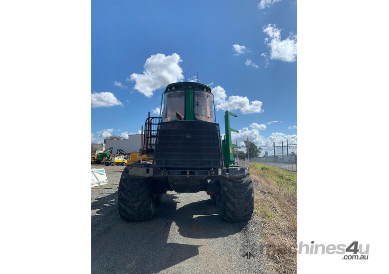 caption John Deere 1910E Forwarder Forestry Equipment