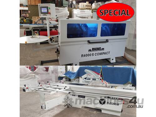 AS NEW X DEMO RHINO PANEL SAW + EDGE BANDER PACKAGE *AVAIL NOW*