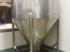 Stainless Steel Conical Hopper. - picture0' - Click to enlarge