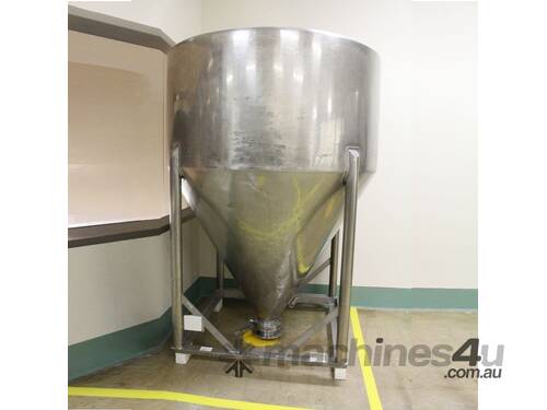 Stainless Steel Conical Hopper.