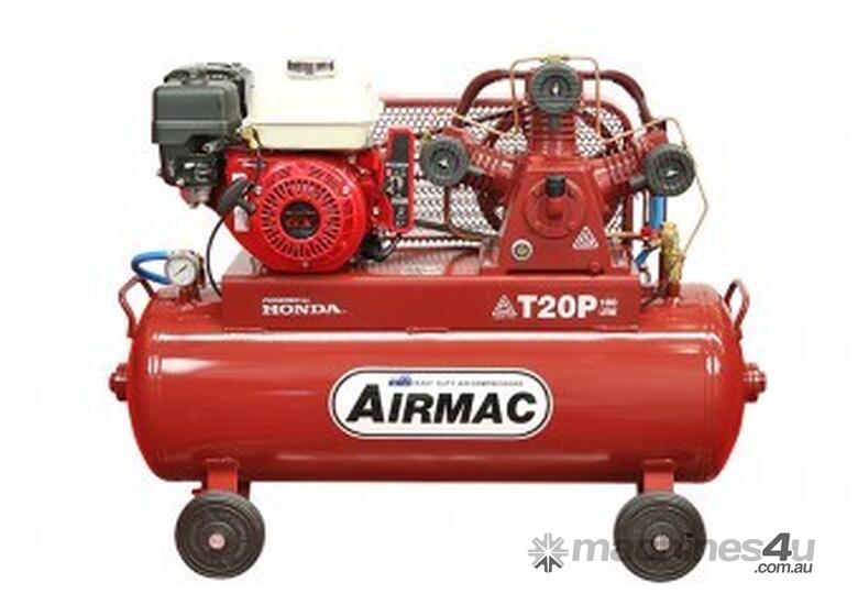 caption Airmac T20P 6.5 HP Air Compressor with Electric Start