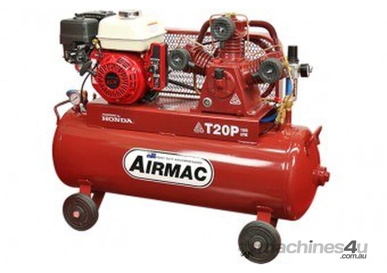 caption Airmac T20P 6.5 HP Air Compressor with Electric Start