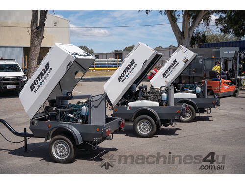 Portable Compressor 25HP 127CFM - ROTAIR MDVN 37K