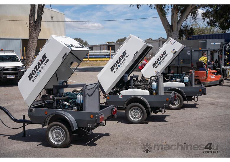 Portable Compressor 25HP 127CFM - ROTAIR MDVN 37K