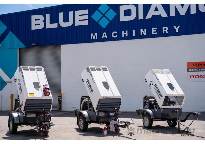 Portable Compressor 25HP 127CFM - ROTAIR MDVN 37K