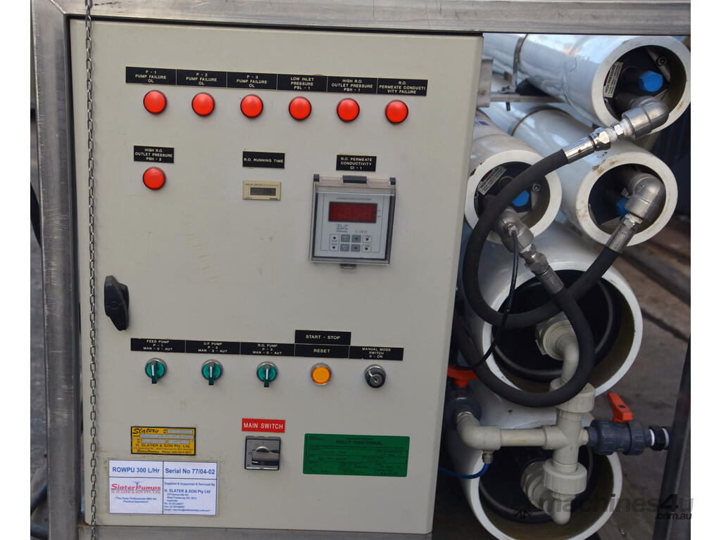 Used slater N09ROWPU 300XG Reverse Osmosis System in OTTOWAY, SA