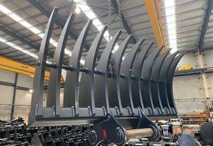 Stick Rake 2m Wide to suit 30 to 36 Ton Excavator Komatsu