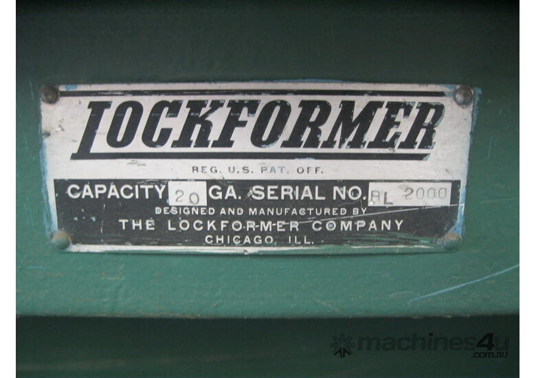 caption SHAW - LOCKFORMER Button Punch Snap Lock Machine